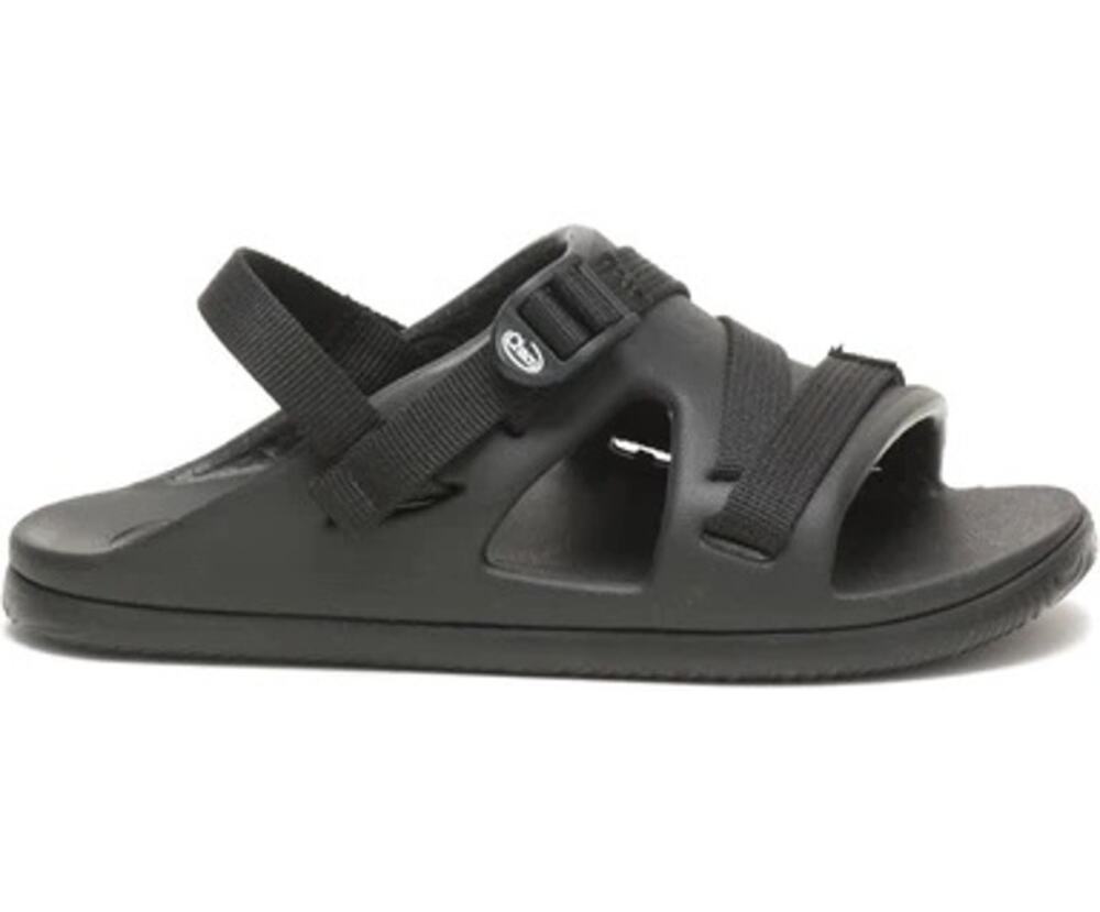Chaco Chillos Slide Slip-On LUVSEAT Arch Cinch Buckle Jacquard Webbing Black 6